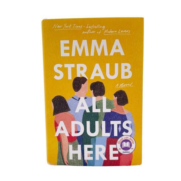 All Adults Here by Emma Straub Signed Hardcover Book and Sticker Sheet Set 2020 - Picture 2 of 8
